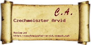 Czechmeiszter Arvid névjegykártya